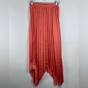 Women's Knot Front Tube Top & Asymmetric Pleated Skirt Set